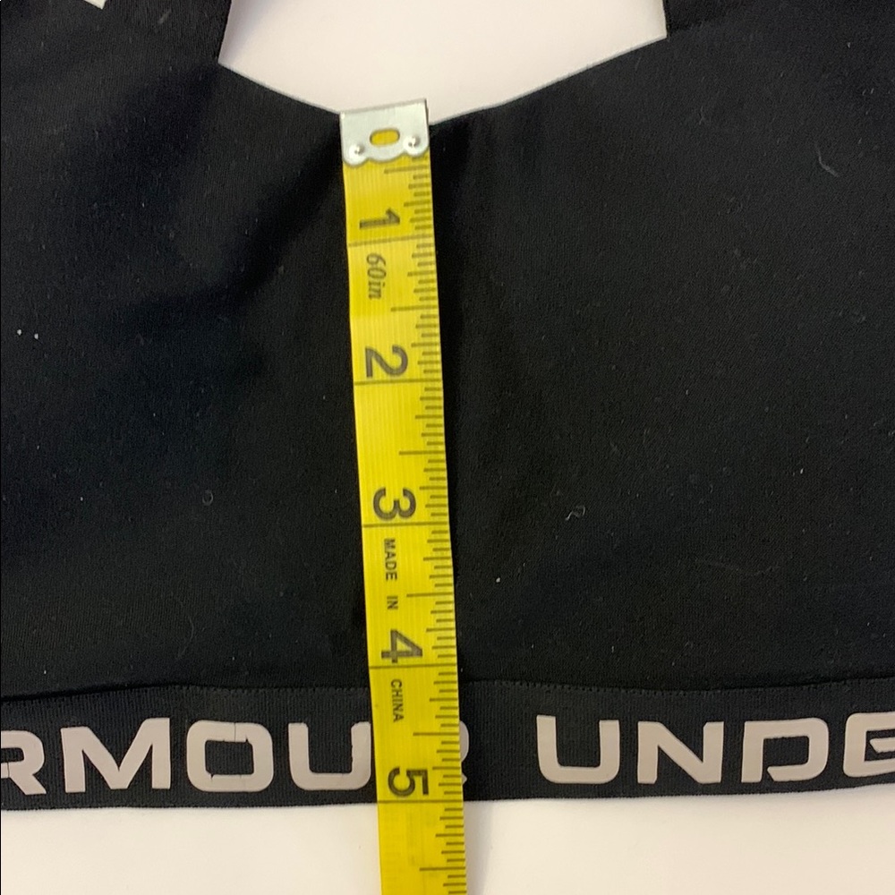 3/$20 Under Armour Black Cross-Back Sports Bra - Picture 6 of 6